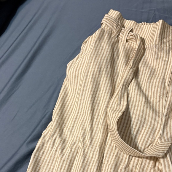 Striped Cream Pants by Maurice’s XL rayon/spandex nice pants good condition - Picture 7 of 8